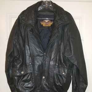 VINTAGE HARLEY DAVIDSON HEAVY LEATHER JACKET